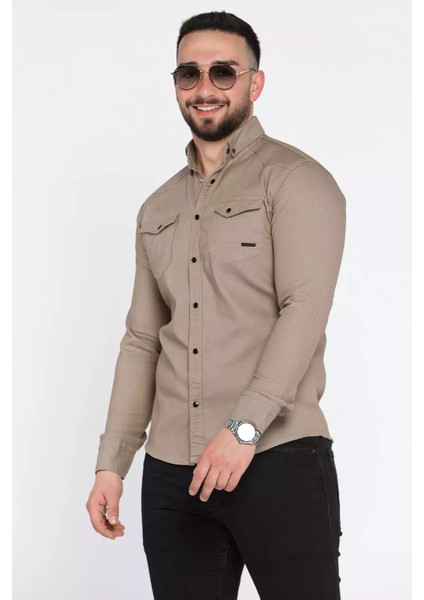 Erkek Çıtçıtlı Gömlek P-00015484 fiyatları