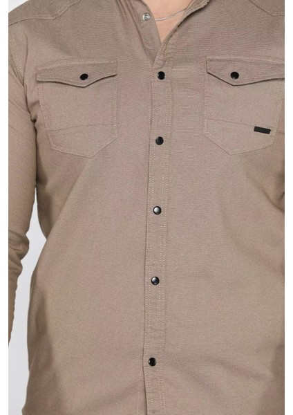 Erkek Çıtçıtlı Gömlek P-00015484 fırsatları