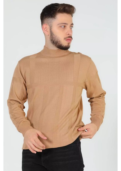 Erkek Desenli Triko Kazak P-00005270