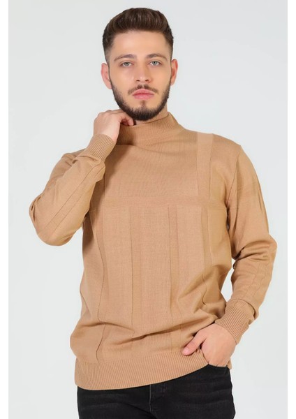 Erkek Desenli Triko Kazak P-00005270