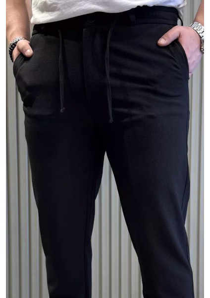 Bel Lastikli Fermuarlı Erkek Jogger Pantolon P-00015482 fırsatları
