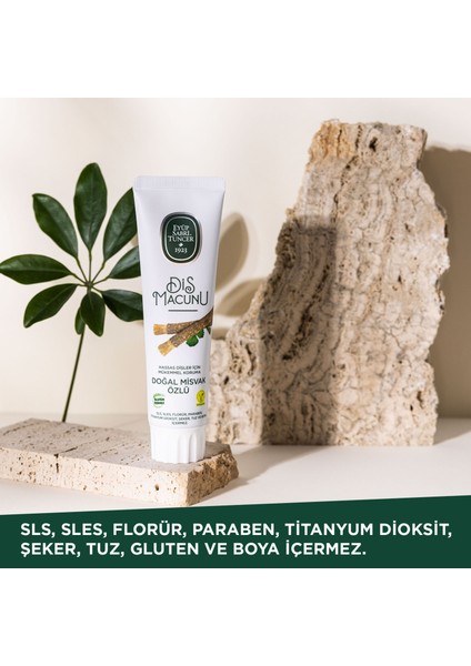 Doğal Misvak Özlü Diş Macunu 90 ml fırsatları