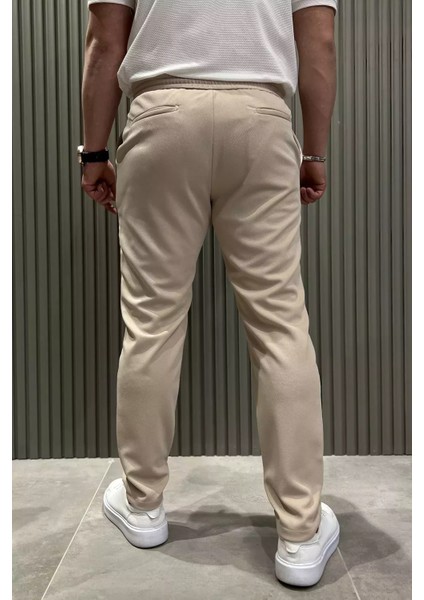 Bel Bağcıklı Düz Paça Erkek Jogger Pantolon P-00015473 modelleri