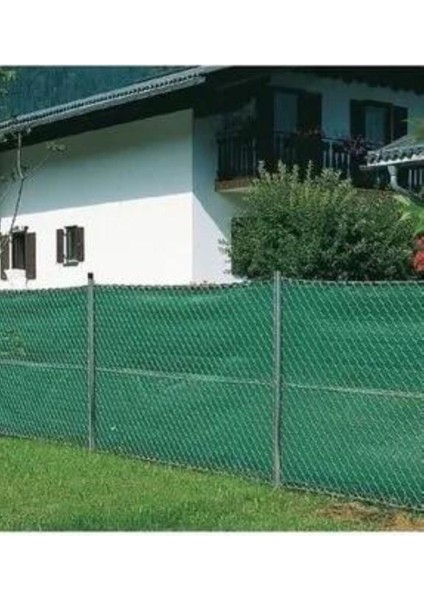 %95 Lik Yeşil 1mt x 1mt Kenarları Kolonlu ve Kuşgözlü %95 File