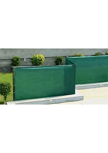 %95 Lik Yeşil 1mt x 1mt Kenarları Kolonlu ve Kuşgözlü %95 File