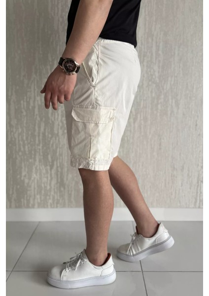 Kargo Cepli Bel Bağcıklı Erkek Şort P-00015442 fiyatları