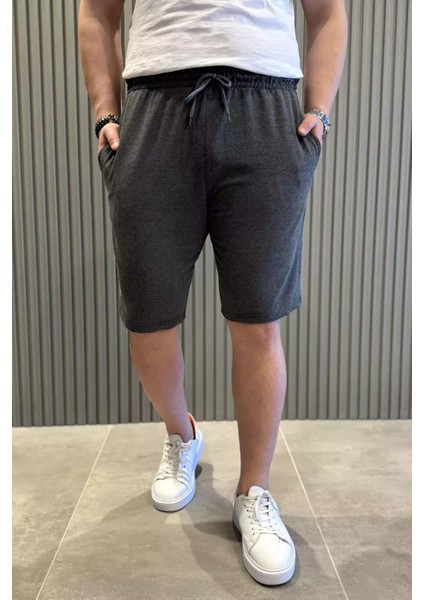 Erkek Cepli Bel Bağcıklı Şort P-00015414