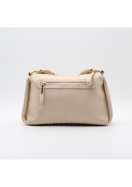 Curly Krem Kadın Örgü Detay El Ve Omuz Çantası indirimleri