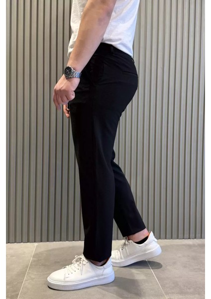 Erkek Bel Lastikli Bağcıklı Jogger Pantolon P-00015416