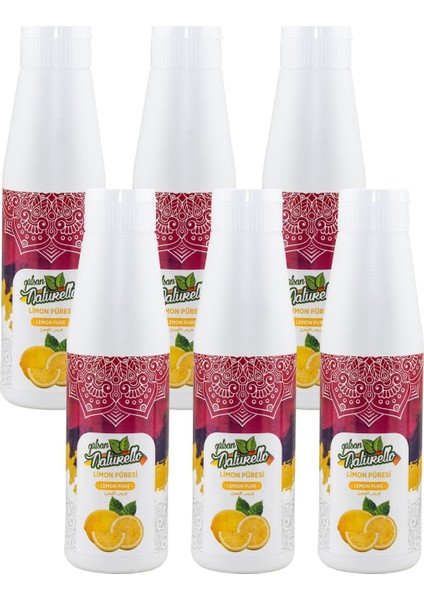 Naturello Limon Püresi 1000 gr x 6lı Koli