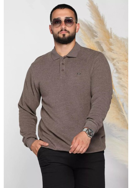 Erkek Polo Yaka Selanik Sweatshirt P-00012640