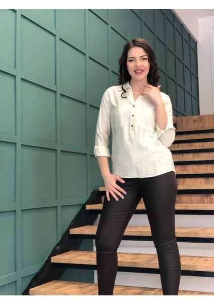 Lacarıno Kadın Siyah Yüksek Bel Mumlu Pantolon fırsatları