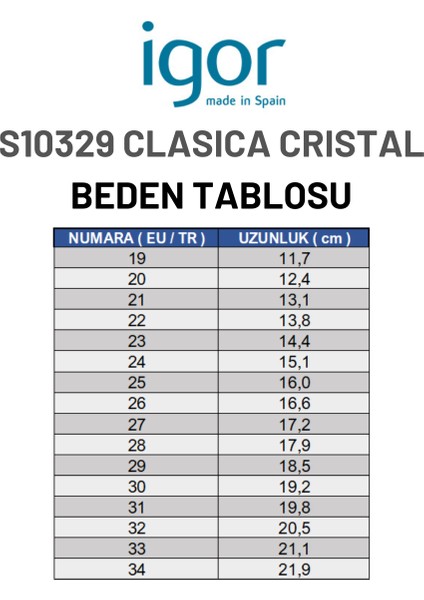 Clasica Cristal Kız Çocuk Şeffaf Simli Sandalet S10329-385