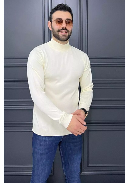 Erkek Yarım Balıkçı Triko Kazak P-00014653