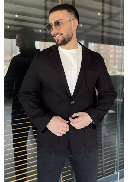 Oversize Erkek Jean Kot Ceket P-00014956 fiyatları