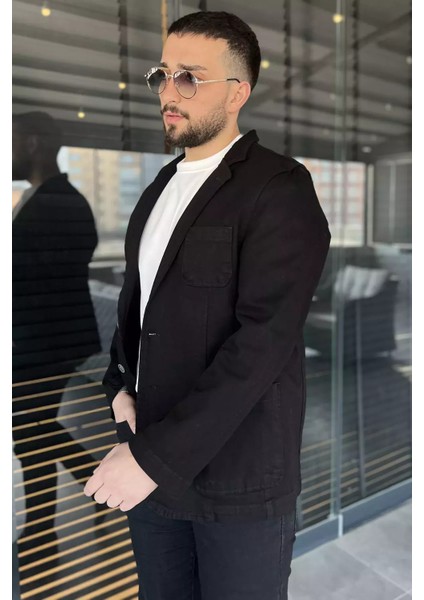 Oversize Erkek Jean Kot Ceket P-00014956 modelleri