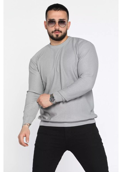 Erkek Bisiklet Yaka Triko Kazak P-00013981