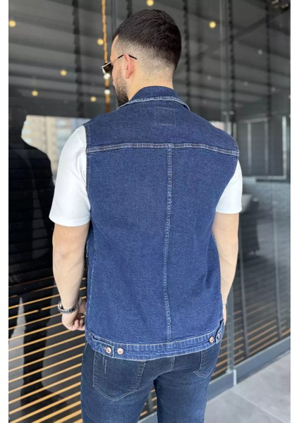 Erkek Jean Kot Yelek P-00014958