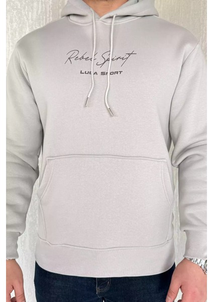 Üç Iplik Şardonlu Kanguru Cepli Erkek Sweatshirt P-00014407 modelleri