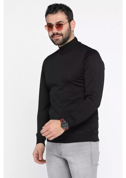 Erkek Yarım Balıkçı Triko Kazak P-00014653