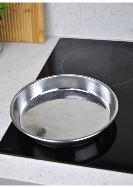 Paslanmaz Çelik Fırın Börek Tepsi Sunum Tabağı 23,5 cm fiyatları