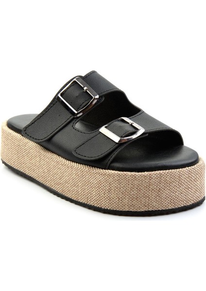 Siyah Leather Kadın Terlik K04423050103 fiyatları