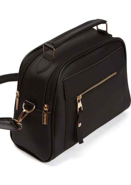 Kadın Günlük Siyah Vizon El Ve Omuz Çantası 2 Adet fiyatları