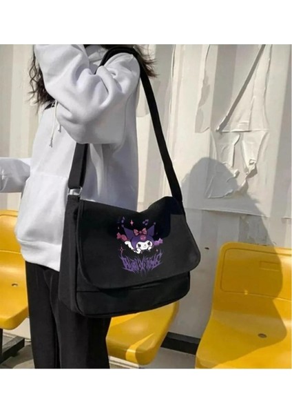 Niiss Butik Harajuku Anime Kuromi Postacı Çantası