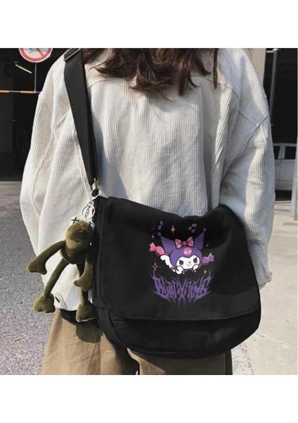 Niiss Butik Harajuku Anime Kuromi Postacı Çantası modelleri