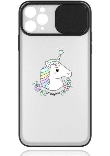 Iphone 7 Plus Unicorn Desenli Kamera Korumalı Kılıf