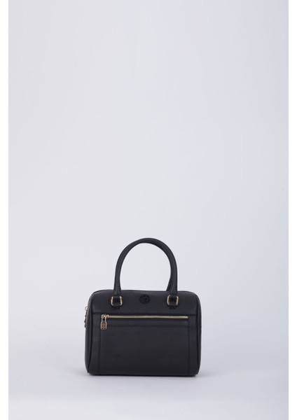 Yeni Siyah Print Kadın Omuz Çantası 05PO22K1591 fiyatları