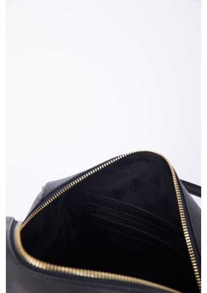 Yeni Siyah Print Kadın Omuz Çantası 05PO22K1591 fırsatları