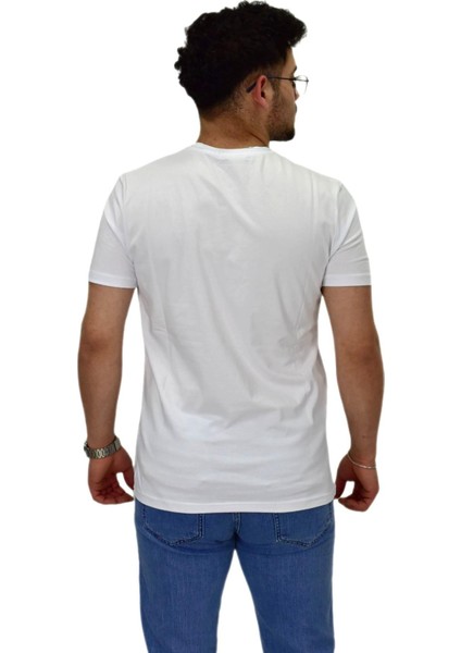 Erkek Sıfıryaka Düz Merserize Tişört T6034 BGL-ST04527