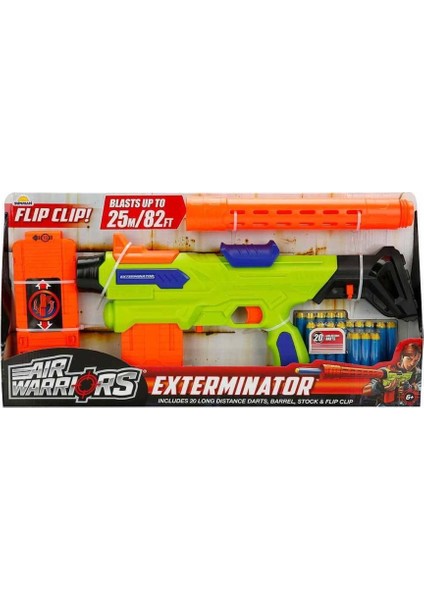 Nessiworld Air Warriors Exterminator Sünger Dart Atan Oyuncak