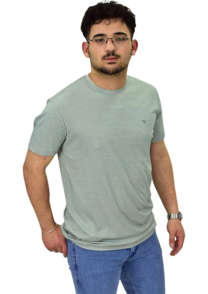 Erkek Sıfıryaka Düz Merserize Tişört T6034 BGL-ST04527