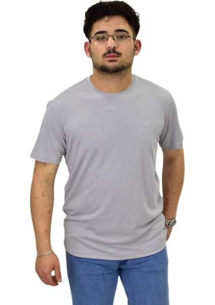 Erkek Sıfıryaka Düz Merserize Tişört T6034 BGL-ST04527