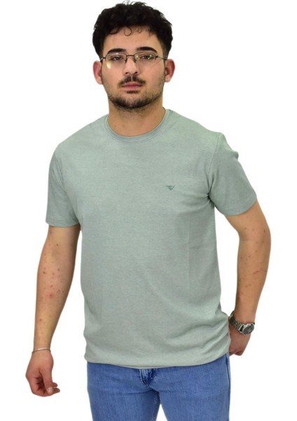 Erkek Sıfıryaka Düz Merserize Tişört T6034 BGL-ST04527
