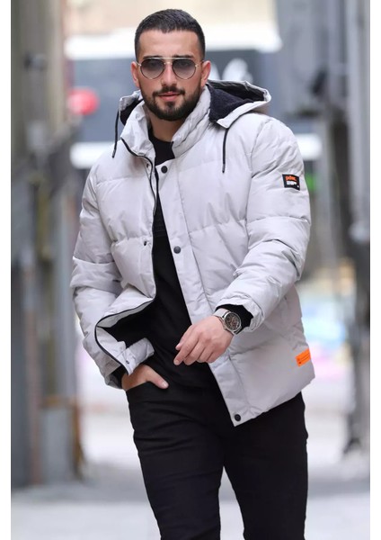 Erkek Kapüşonlu Içi Peluş Mont P-00013137