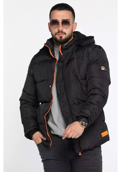 Erkek Kapüşonlu Içi Peluş Mont P-00013137 fiyatları