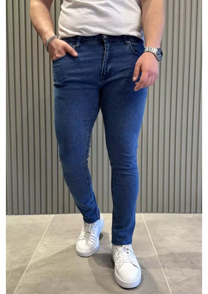 Erkek Likralı Jean Kot Pantolon P-00013016