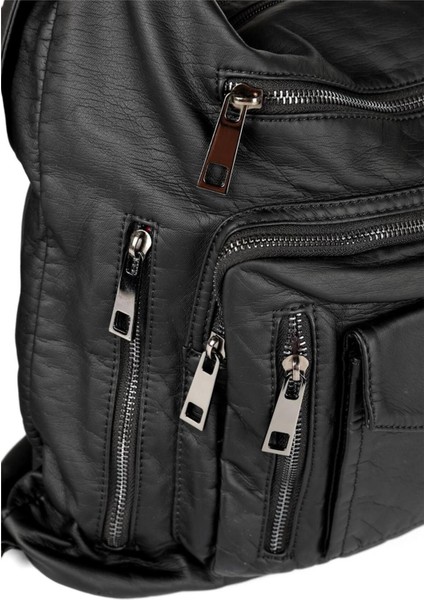 16494 Yıkama Deri Kadın Omuz Ve Sırt Çantası fırsatları