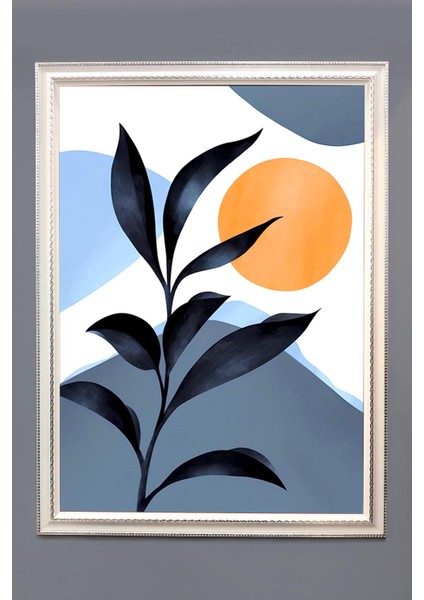 Bohem Desenli Çerçeveli Duvar Tablosu 50X70CM BOHEM06