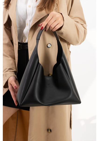 Siyah Çıtçıt Kapatmalı Cüzdan Hediyeli Kaliteli El Ve Omuz Çantası fırsatları