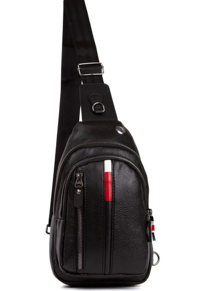 Unisex Çapraz Omuz ve Bel Çantası Siyah Suya Dayanıklı Günlük Seyahat Çantası (BOY:30CM EN:16CM) modelleri