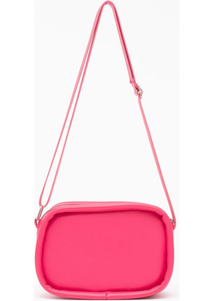 Fuşya Shk62 Tek Bölmeli Deri Ayarlanabilir Askılı Fermuarlı Çapraz Omuz Çantası U:15 E:21 G:7 modelleri