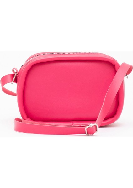Fuşya Shk62 Tek Bölmeli Deri Ayarlanabilir Askılı Fermuarlı Çapraz Omuz Çantası U:15 E:21 G:7 fırsatları
