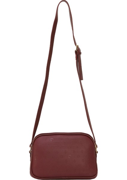 Bordo Print Kadın Omuz Çantası 05PO22Y1536 indirimleri