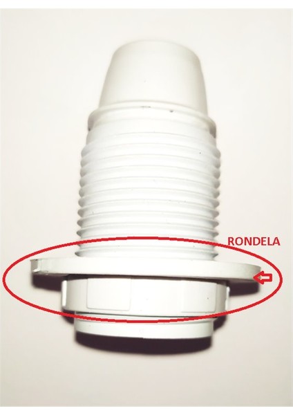 E-27 Siyah Rondela 10 Adet