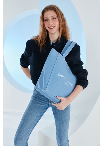 Mavi Mumlu Kanvas Kadın Omuz Çantası 05PO23Y3505