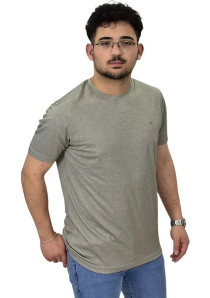 Erkek Sıfıryaka Düz Merserize Tişört T6034 BGL-ST04527